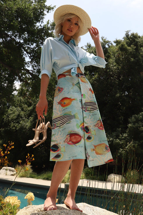 Jovi Midi Skirt - Fin and Tonic